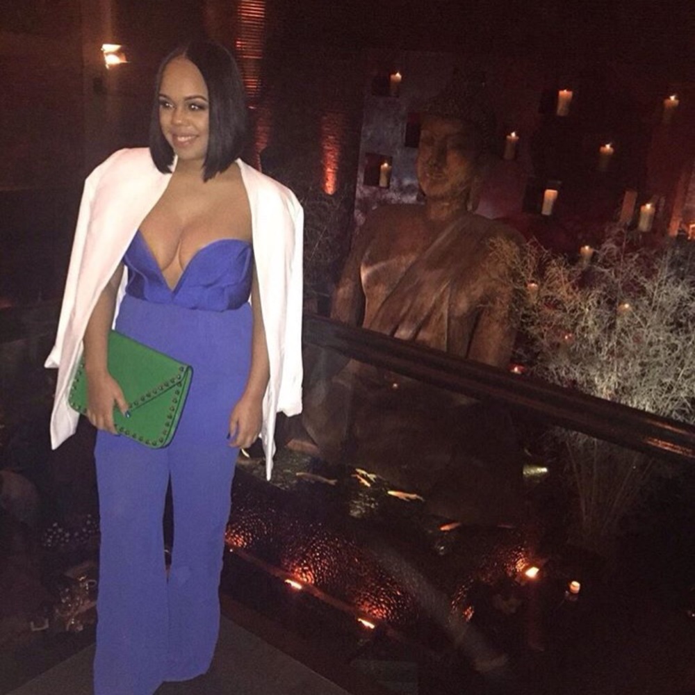 Blue jumpsuit